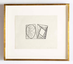 Complete Set, Robert Mangold Seven Signed Color Woodcuts on Paper