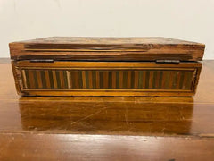18th Century French Straw Marquetry, 'Marqueterie de Paille' Work Box