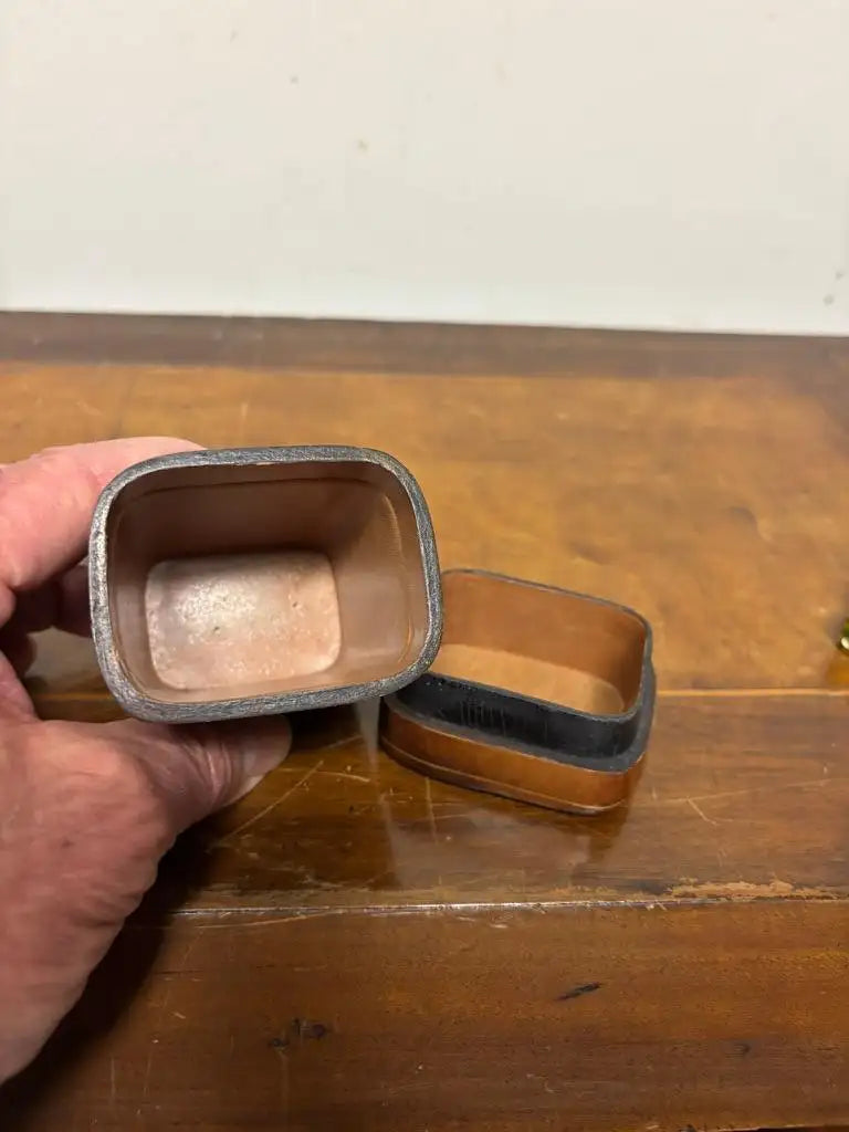 Vintage Italian Leather Gambling Dice Cup