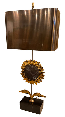 A Maison Charles Sunflower Form Lamp