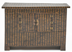 Korean Chestnut and Pearwood Royal Bedside Chest