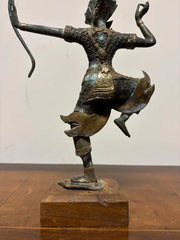 Mid 20th Century Thai Bronze of Rama as an Archer