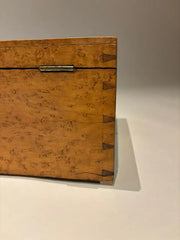 19th Century American Birds Eye Maple Wood Box