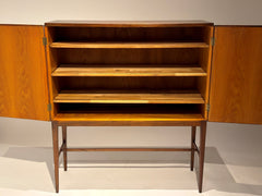 Frode Holm for Illums Bolighus Two-Door Teak Cabinet on Tapered Legs