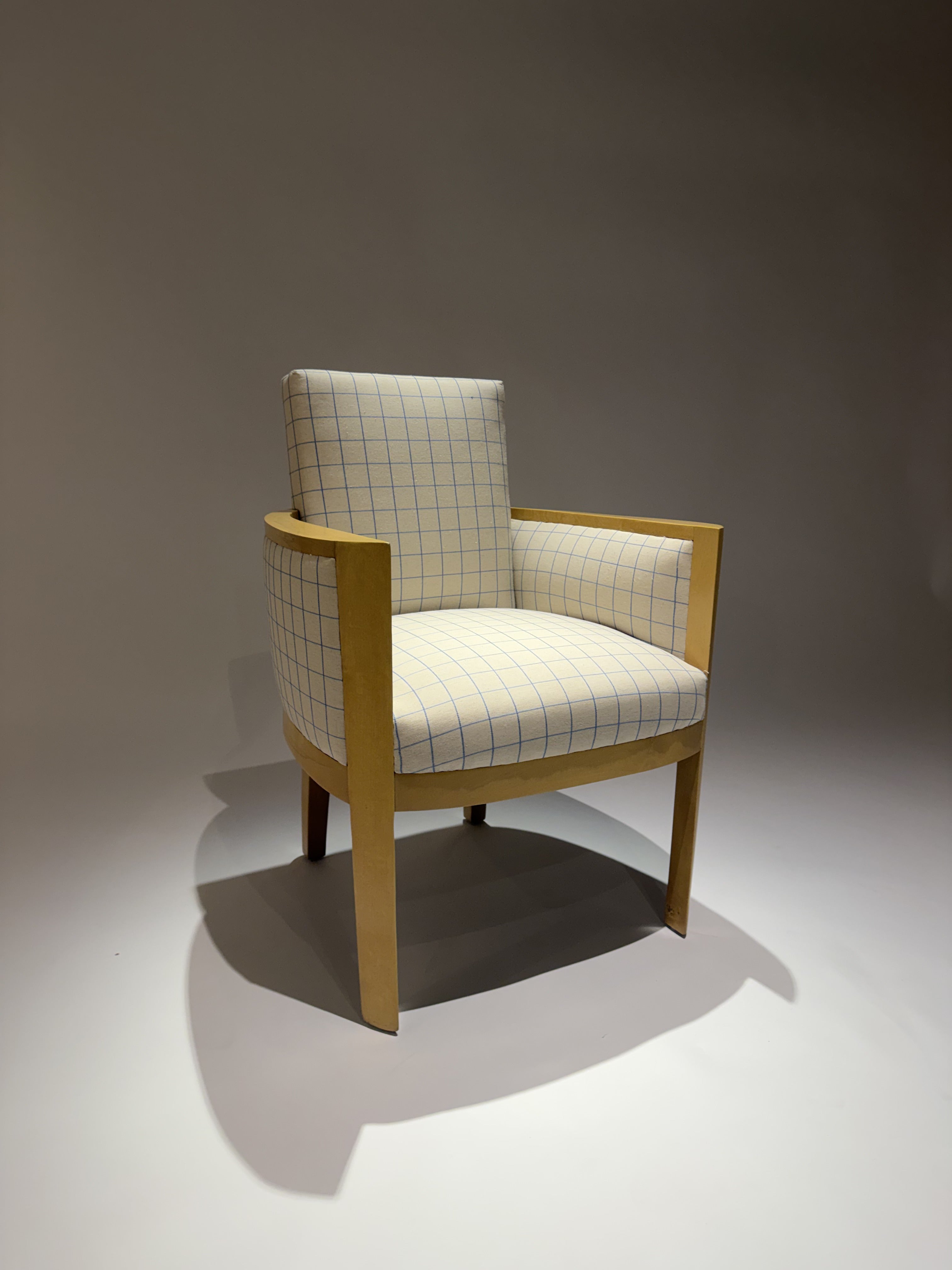 Maurice Dufrêne Attributed Sycamore Armchair
