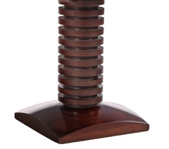 French Mahogany Occasional Table by Victor Courtray
