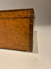 19th Century American Birds Eye Maple Wood Box