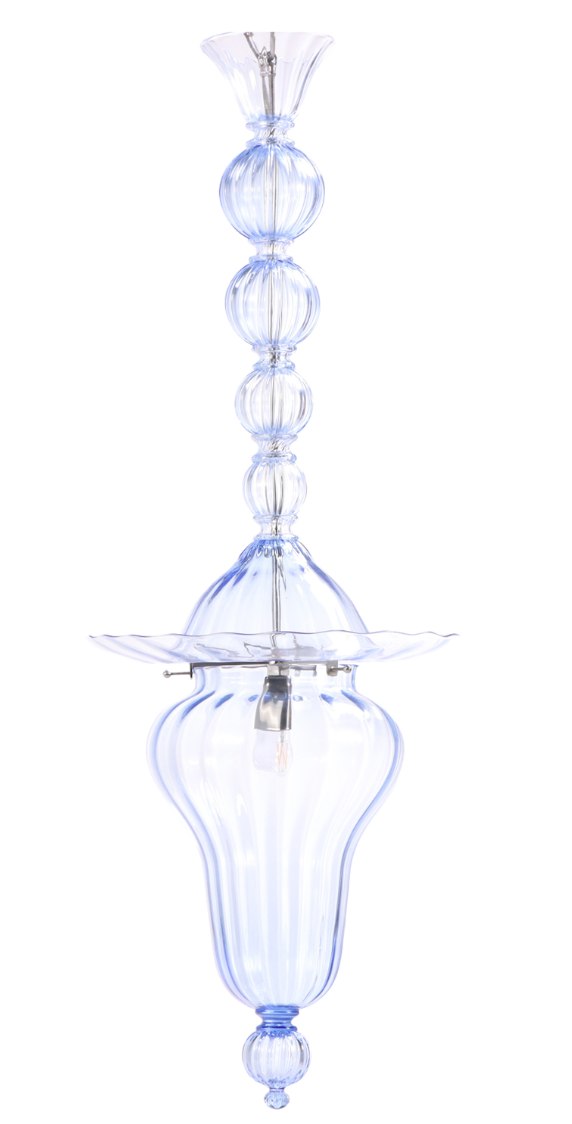 Venini glass Italian pendant light fixture
