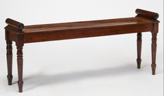 Regency Mahogany Hall Bench
