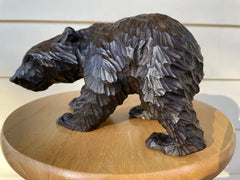 Swiss Black Forest Hand Carved Bear, circa 1900