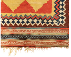 Khilim Wool Rug, Southwest Persia