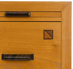 Swedish Design Chest of Drawers with Inlay