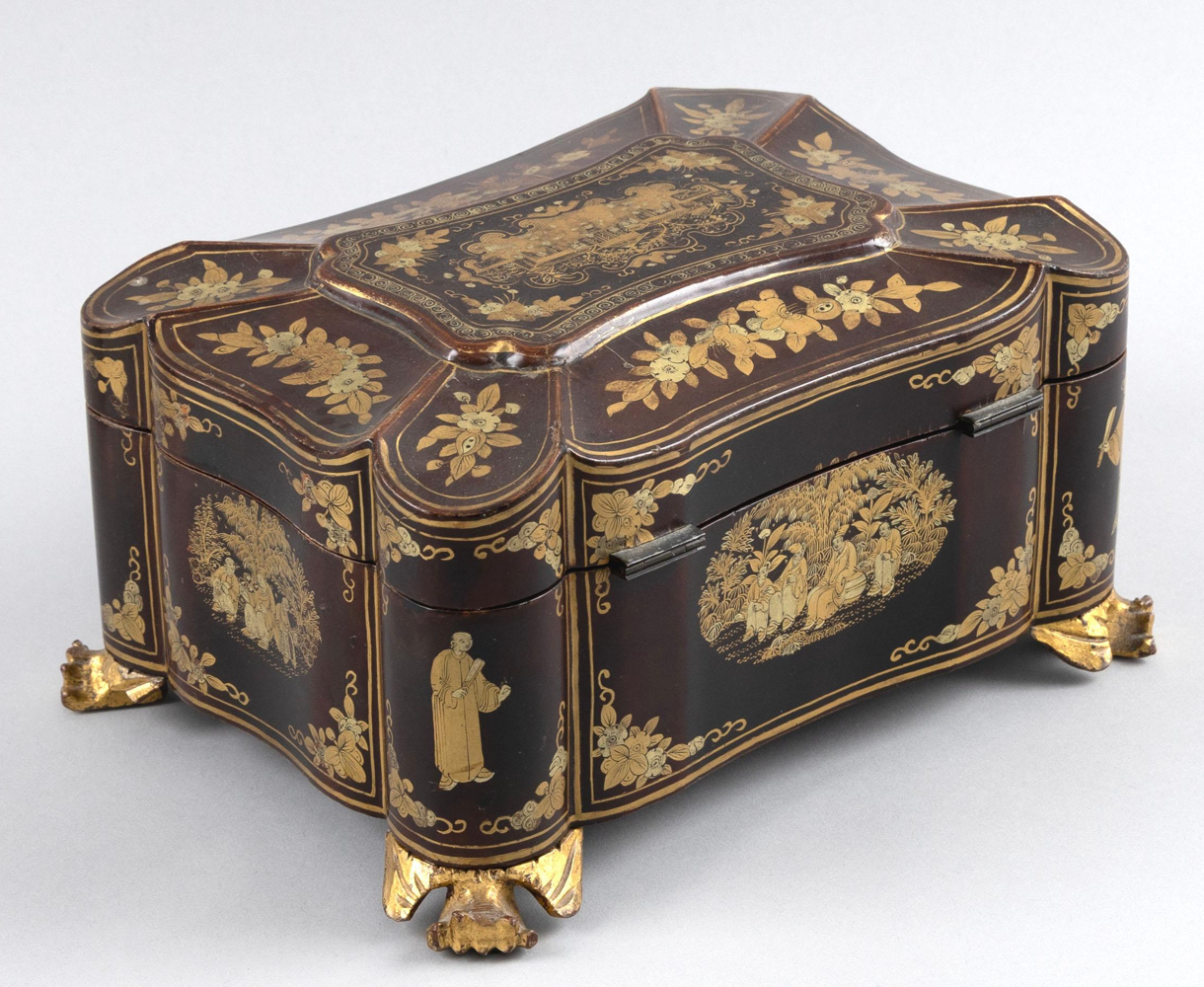 Chinese Lacquer Dresser Box