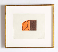 Complete Set, Robert Mangold Seven Signed Color Woodcuts on Paper