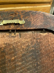 17th Century English Walnut Mirror with Original Glass, Small Scale