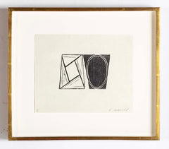 Complete Set, Robert Mangold Seven Signed Color Woodcuts on Paper