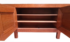 Charles Dudouyt Oak Four Door Sideboard
