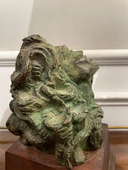 French Bronze 'Head of a Woman' by Emile Antoine Bourdelle,