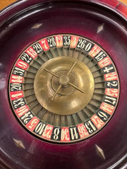 19th Century Continental Roulette Wheel with Lacquered Finish