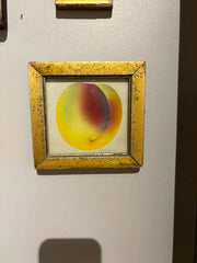 Group of Ten 19th Century Hand Colored Fruit Botanicals in Gilt Wood Frames