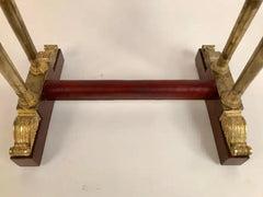 Regency Mahogany and Gilt Bronze Side Table
