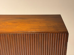 Frode Holm for Illums Bolighus Two-Door Teak Cabinet on Tapered Legs