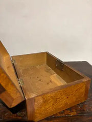 19th Century Regency Elm Wood and Rosewood Box