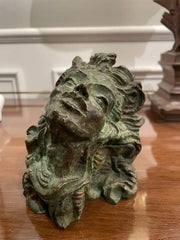 French Bronze 'Head of a Woman' by Emile Antoine Bourdelle,