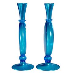 Vittorio Zecchin, pair Soffiato vases, model 5093
