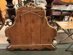18th Century French Rococo Gilt Wood Mantle Mirror