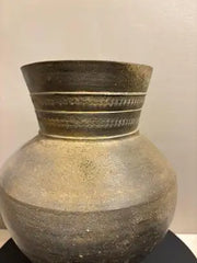 Korean Earthenware Pedestal Vessel, Three Kingdoms Period, 57 BC - 668 AD