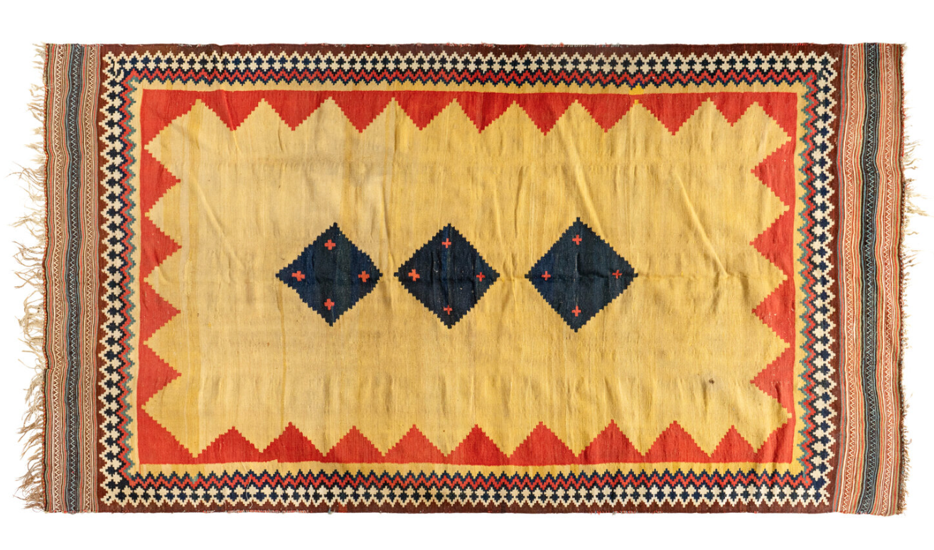 Khilim Wool Rug, Southwest Persia