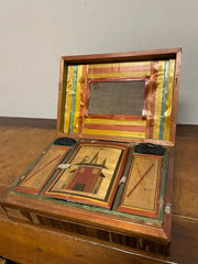 18th Century French Straw Marquetry, 'Marqueterie de Paille' Work Box