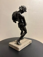 19th Century Italian Grand Tour Bronze of a Satyr Sculpture, Pompeii