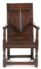 English Oak Joined Armchair