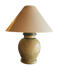 A Kahler Earthenware Danish Vase Now as Lamp