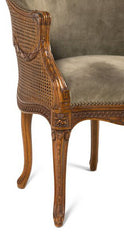 Louis XVI style Carved Beechwood Armchair