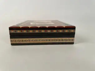 Mid-20th Century Inlaid Moroccan Playing Card Case Box