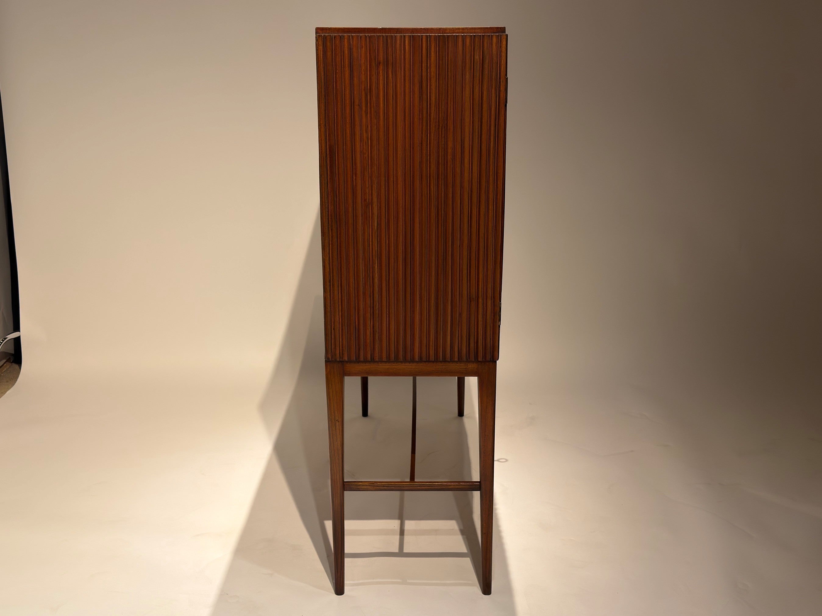 Frode Holm for Illums Bolighus Two-Door Teak Cabinet on Tapered Legs
