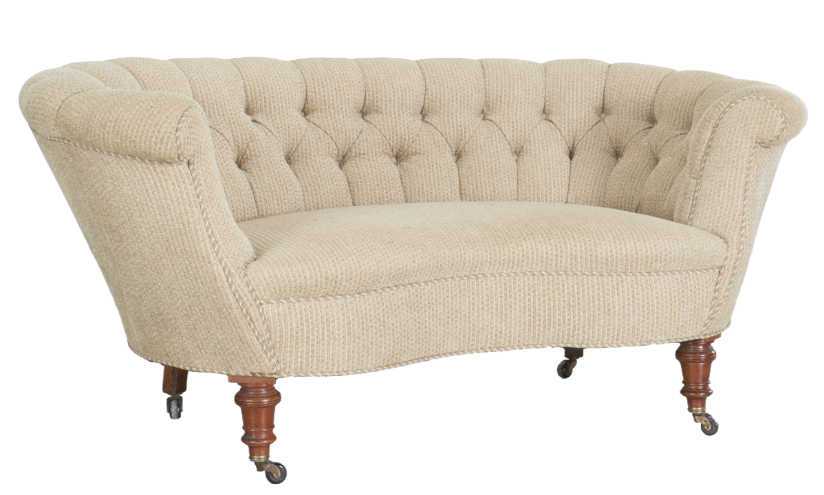 Victorian Rosewood Kidney Shaped Sofa