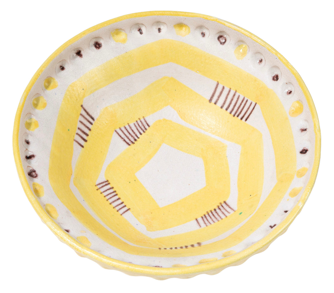Guido Gambone Majolica Ceramic Bowl