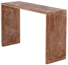 Modern Cerused Oak French Console in the manner of Jean-Michel Frank (1895-1941