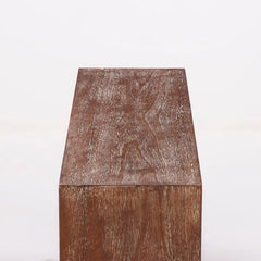 Modern Cerused Oak French Console in the manner of Jean-Michel Frank (1895-1941