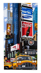 Acrylic on Canvas of Times Square by Canadian Artist Guy Boudro