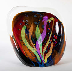 Art Glass Sculpture by American Glass Artist Rollin Karg