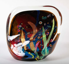 Art Glass Sculpture by American Glass Artist Rollin Karg