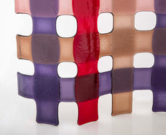 Murano Glass Grid Sculpture