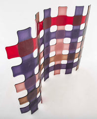 Murano Glass Grid Sculpture