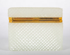 French Opaline Glass Box
