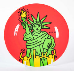 Set of 6 Keith Haring Melamine Plates - Also Priced Individually